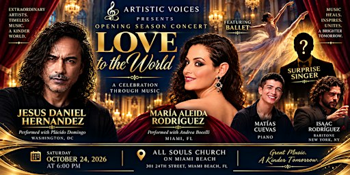 Love to the World-Opening season Concert!