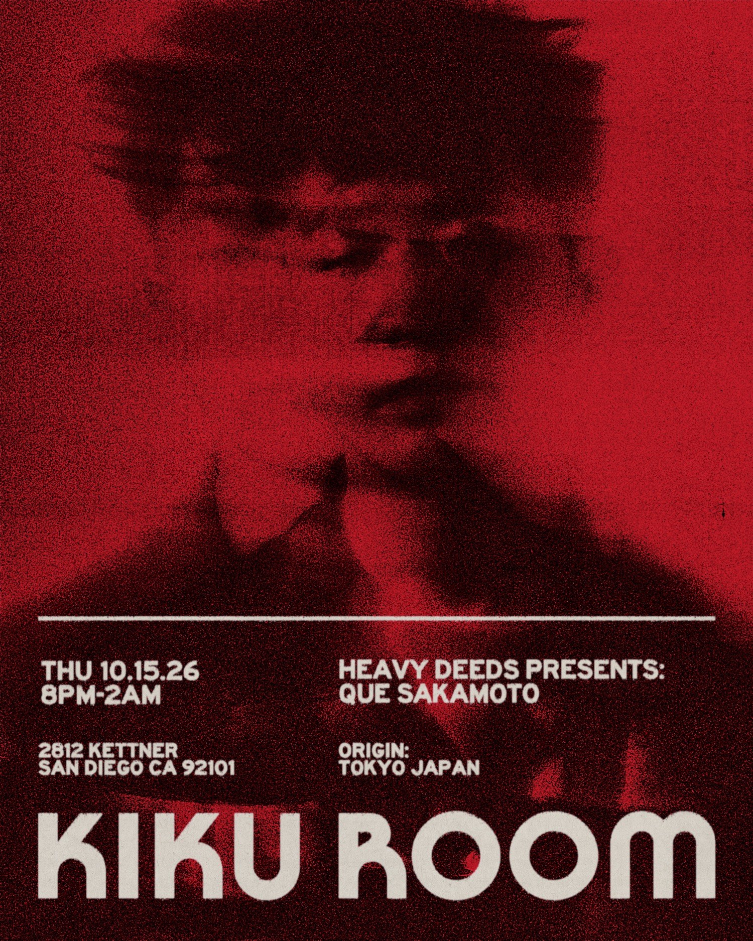 Heavy Deeds presents: Que Sakamoto