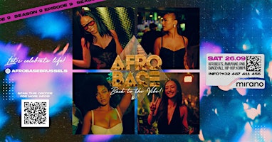 Afrobase • SAT 26.09 • MIRANO Brussels!
