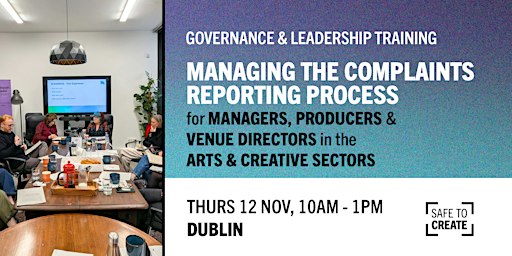 Managing the Complaints Reporting Process