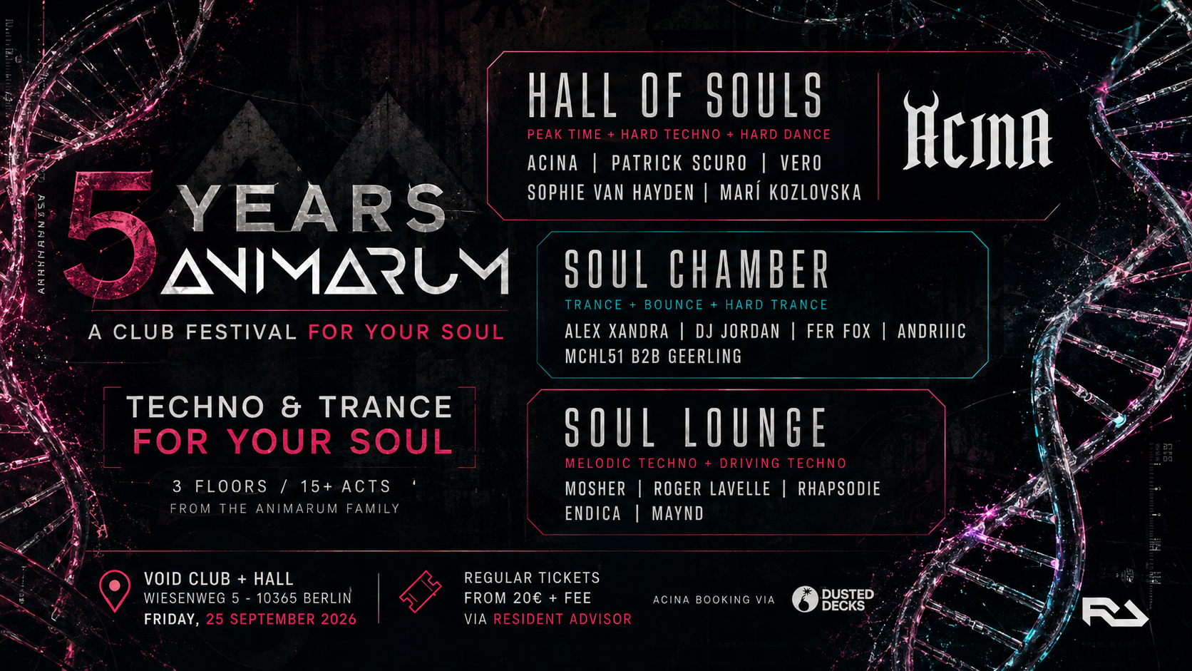 5 Years Animarum – A Club Festival For Your Soul