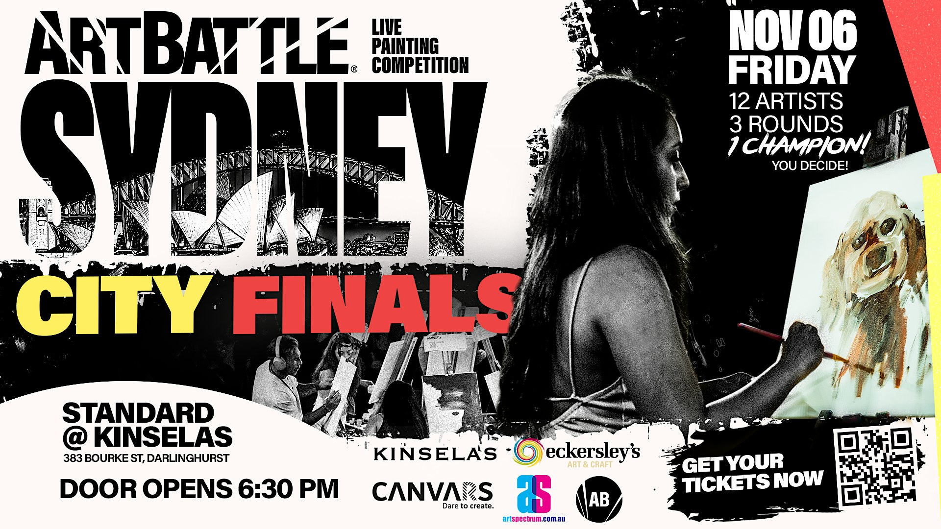 Art Battle Sydney CITY FINALS - November 6, 2026