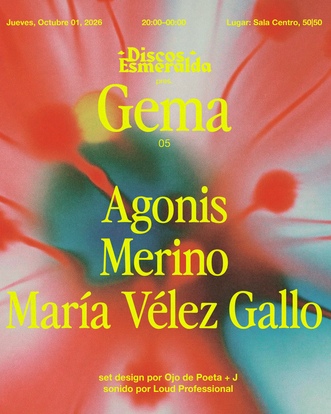 Discos Esmeralda pres. Agonis (Dia I)