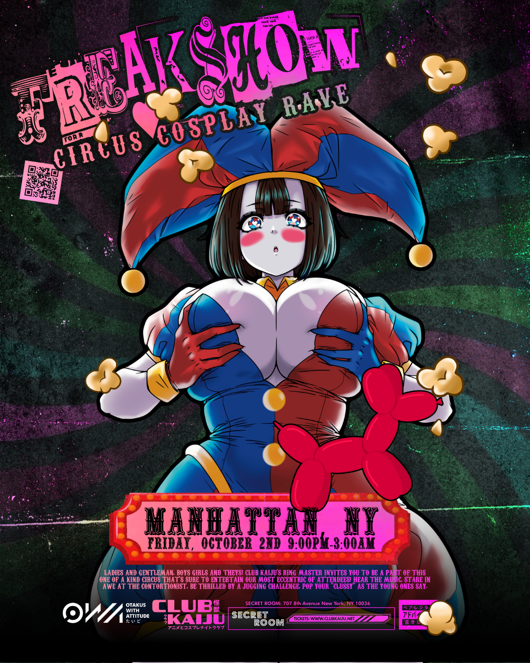 Freakshow: Circus Cosplay Rave - NEW YORK 10.2.26