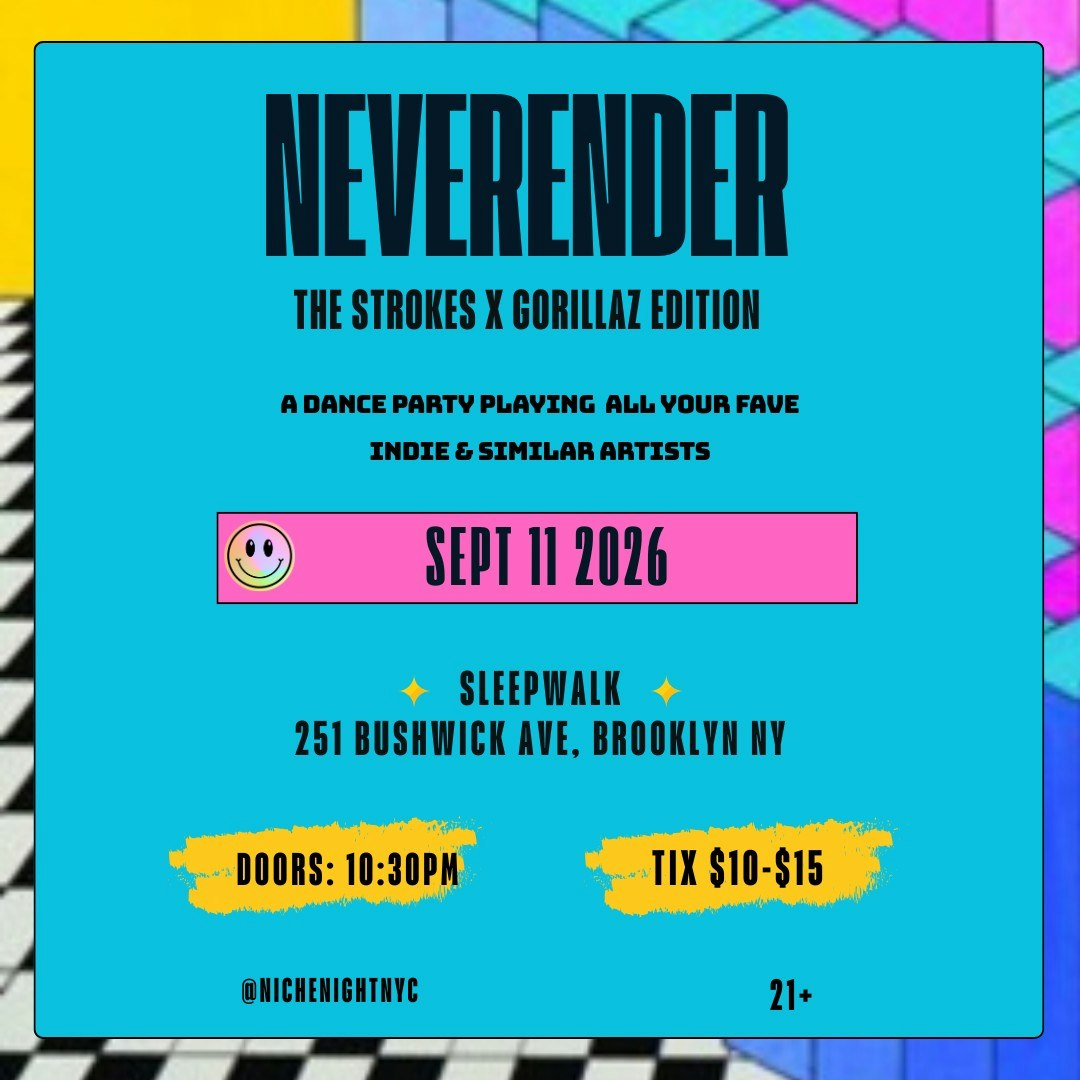 NEVERENDER: The Strokes x Gorillaz Edition