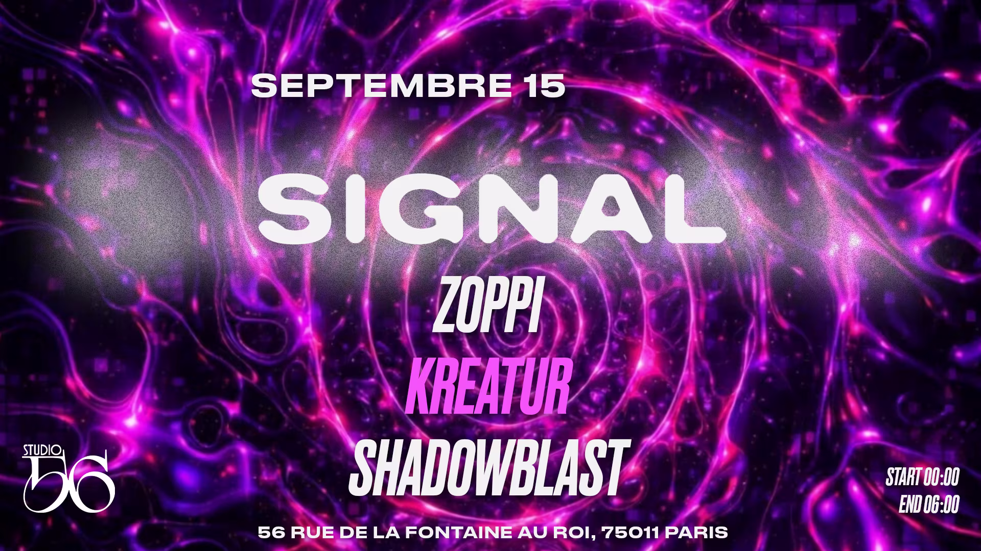Signal W/ Zoppi , Kreatur, Shadowblast