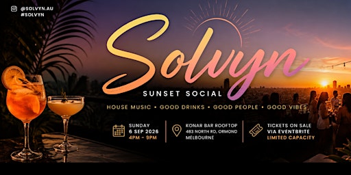 SOLVYN - Rooftop/ Live Sax/Cocktails