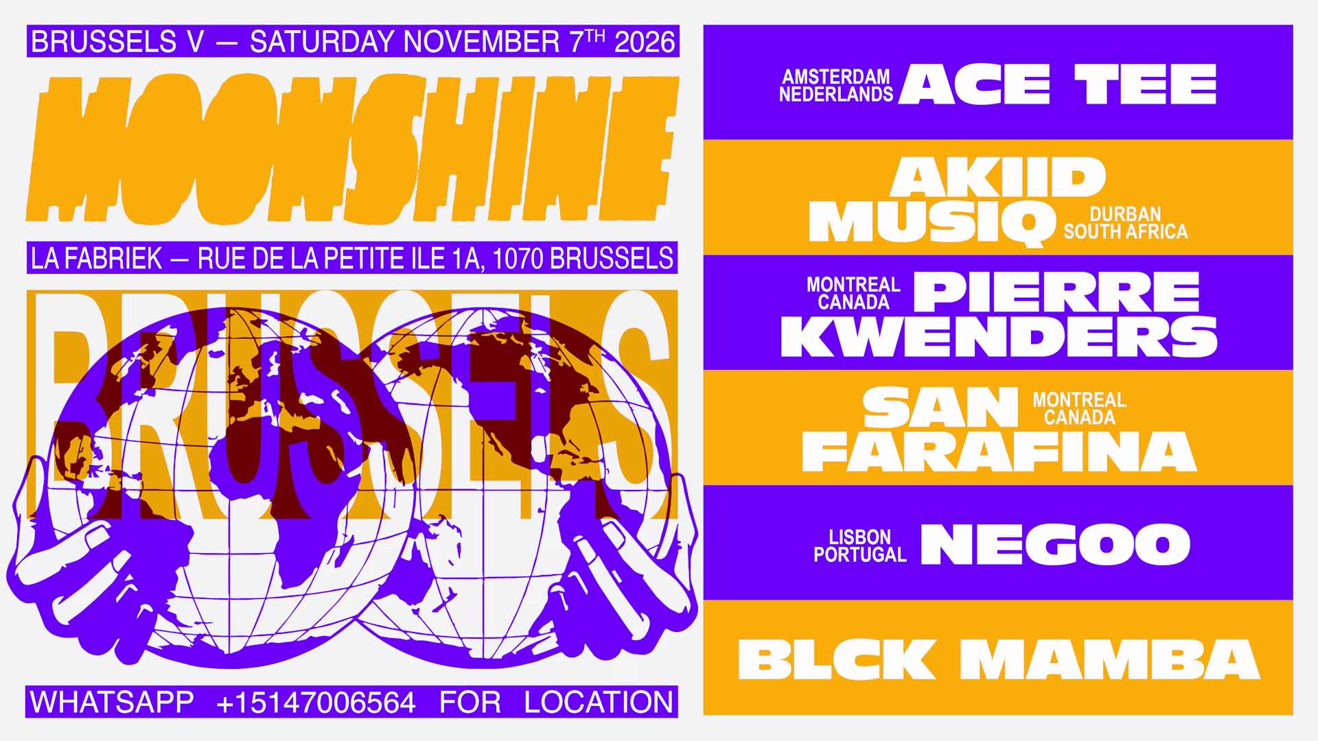 Moonshine @ La Fabriek | 07.11