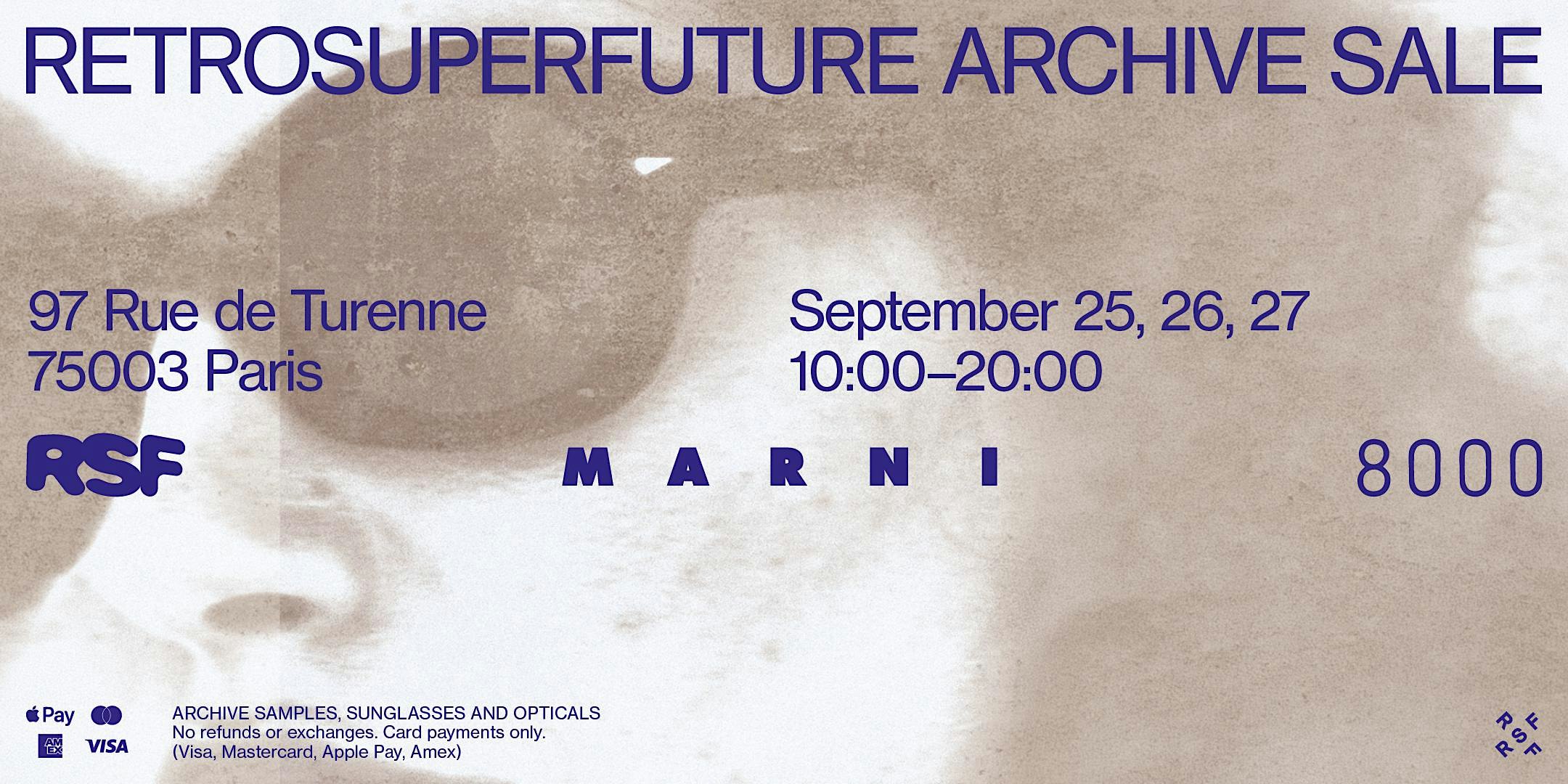 RETROSUPERFUTURE ARCHIVE SALE - PARIS