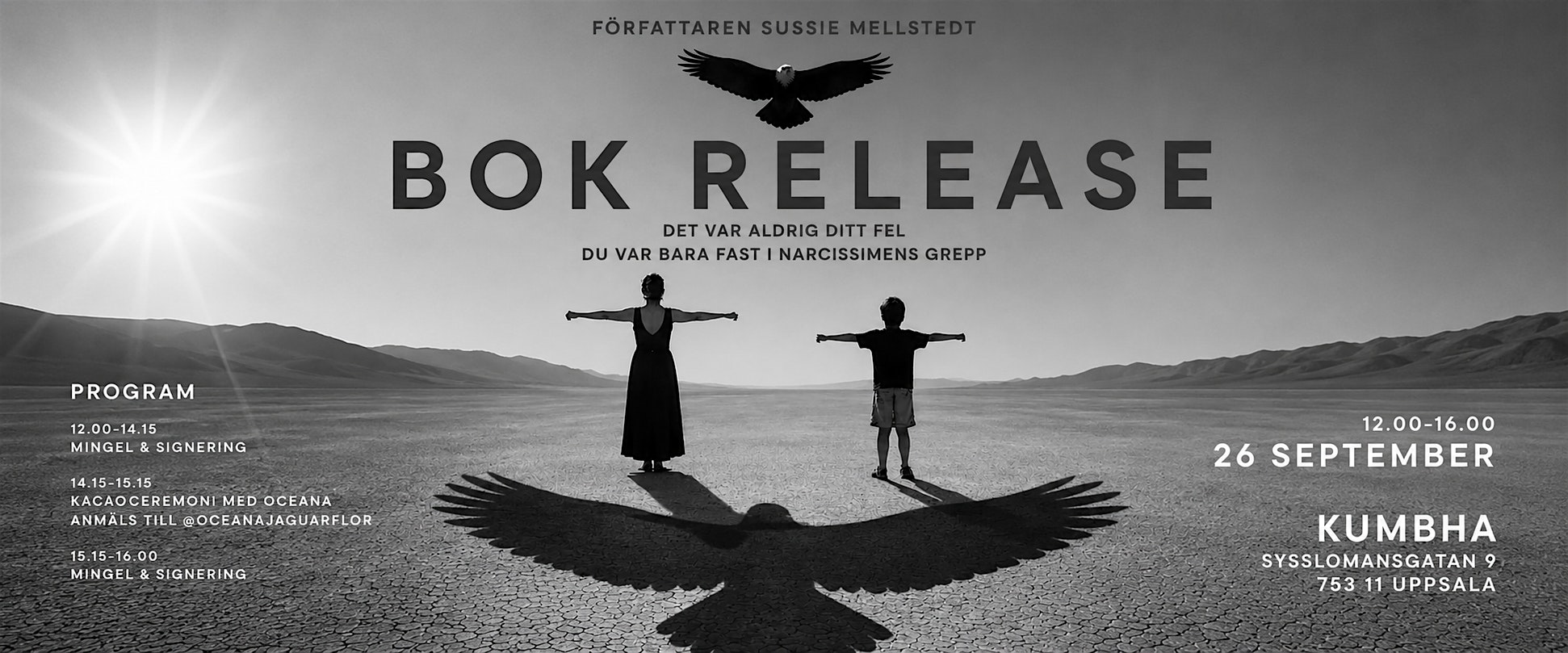 Bokrelease i Uppsala - Det var inte ditt fel