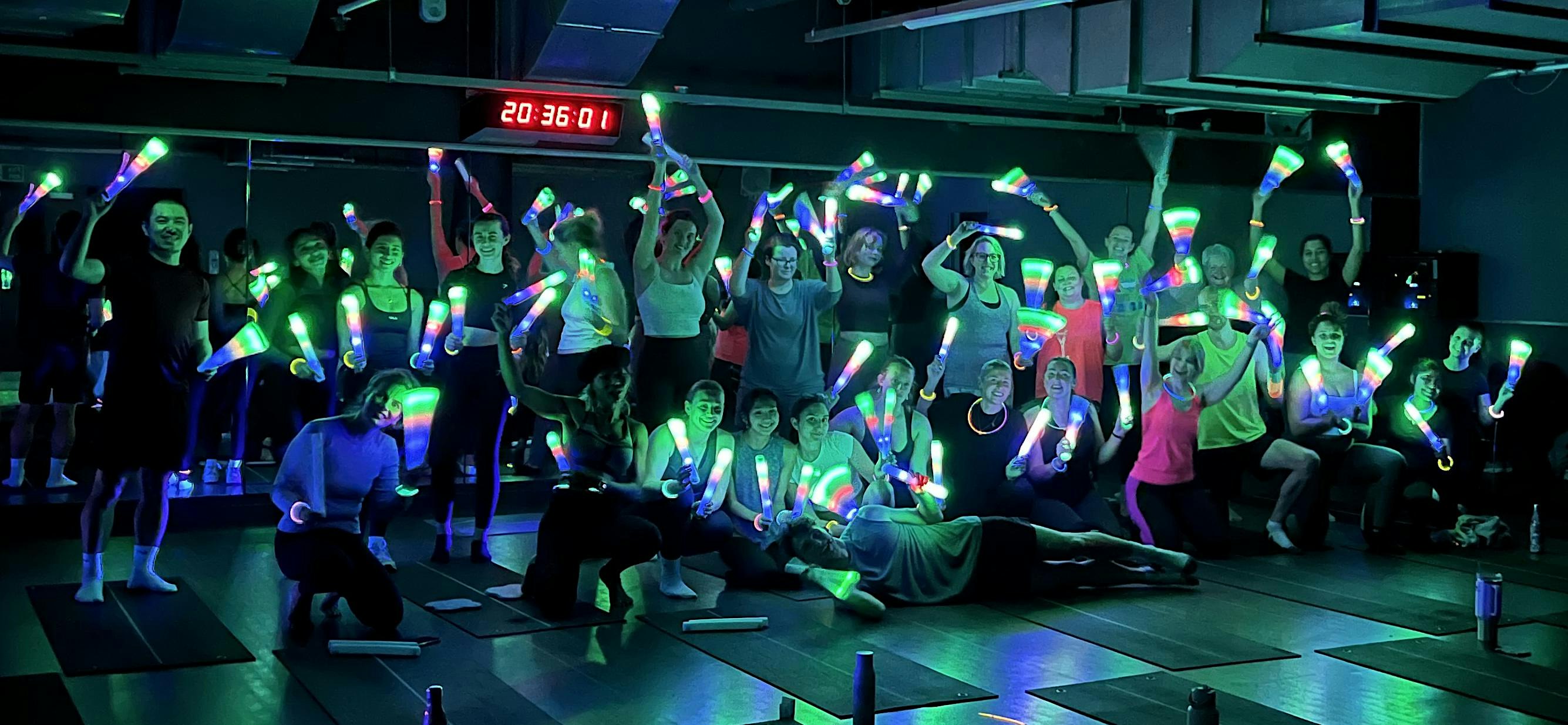 Glowlates - Glow In The Dark Pilates