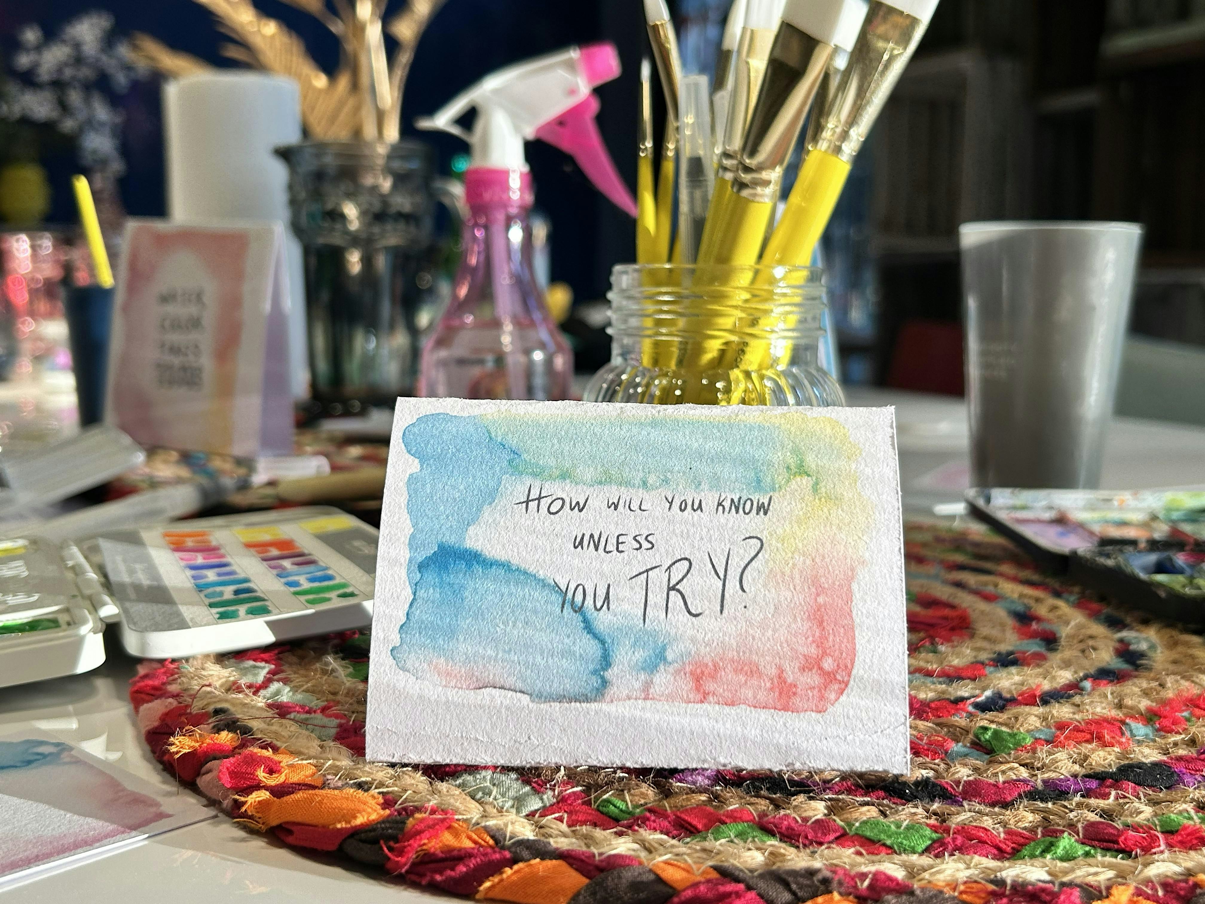 Watercolor to Battle Perfection: Connection