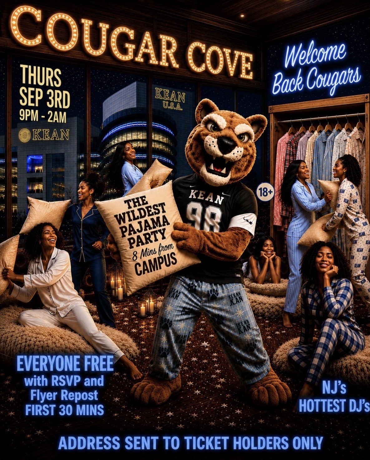 COUGAR COVE: PAJAMA PARTY🐾