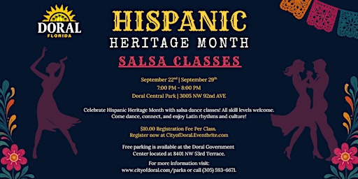 Salsa Class – Hispanic Heritage Dance Classes