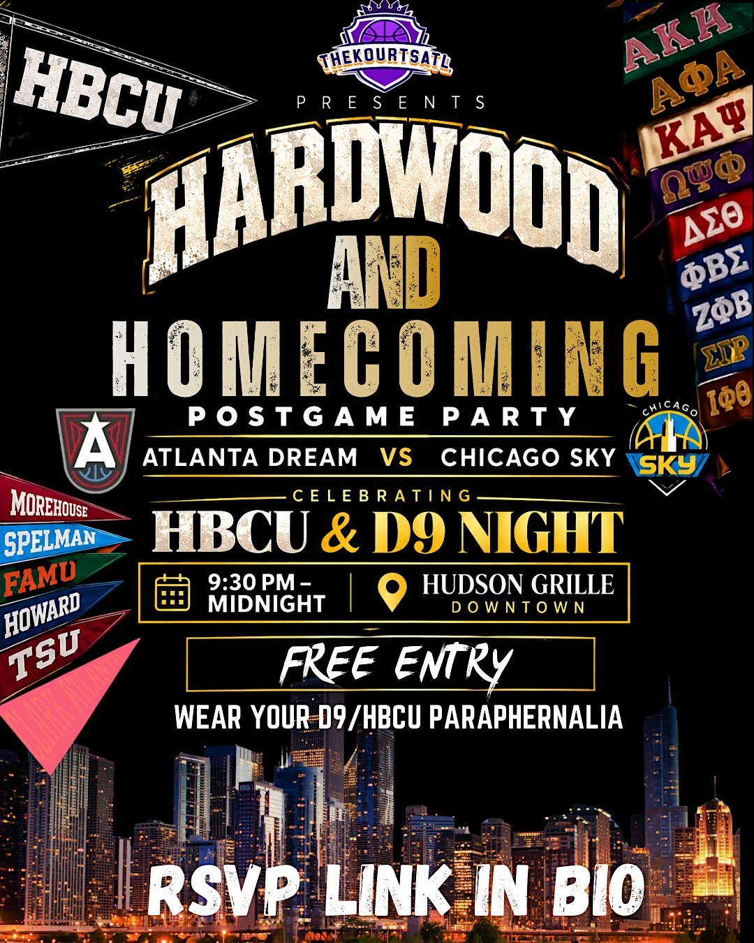 Dream vs Sky PostGame Mixer- Sept 19TH