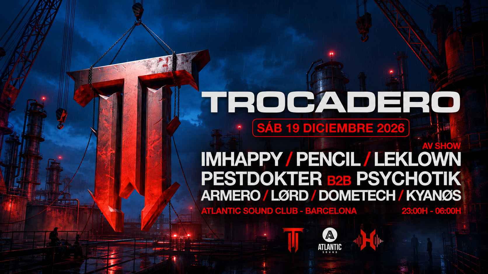 TROCADERO 3 ANIVERSARIO IMHAPPY/PENCIL/LEKLOWN