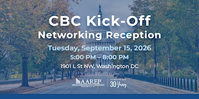 CBC Kick Off Networking Reception with AAREP DC
