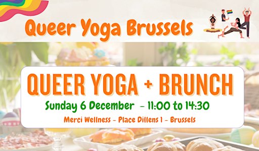 Queer Yoga Brussels Brunch - Practice Yoga and meet new LGBTQ+ friends !