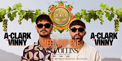 CLUB DOLCE FT. A-CLARK & VINNY LIVE - MELBOURNE NOVEMBER 2ND