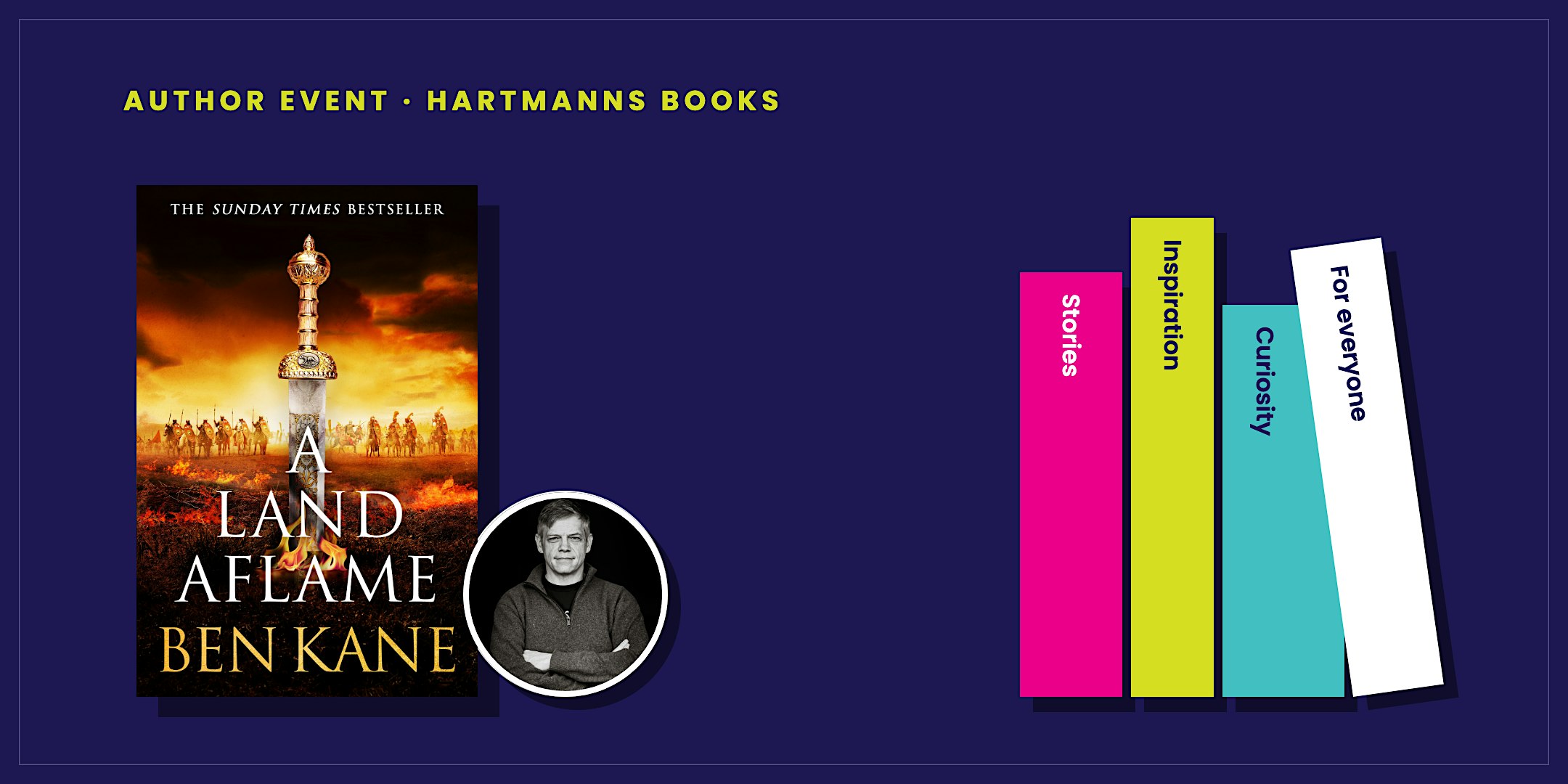 Author Event - Ben Kane: A Land Aflame
