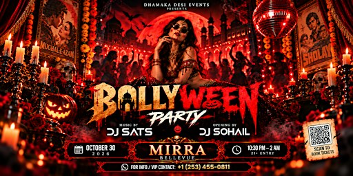 BOLLYWEEN PARTY —  MIRRA | OCT 30 | DJ SATS & GUEST