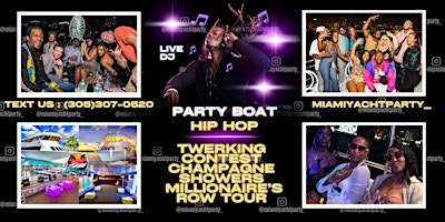 YACHT PARTY MIAMI | LIT BOOZE CRUISE| UNLIMITED FREE DRINKS |TWERK CONTEST