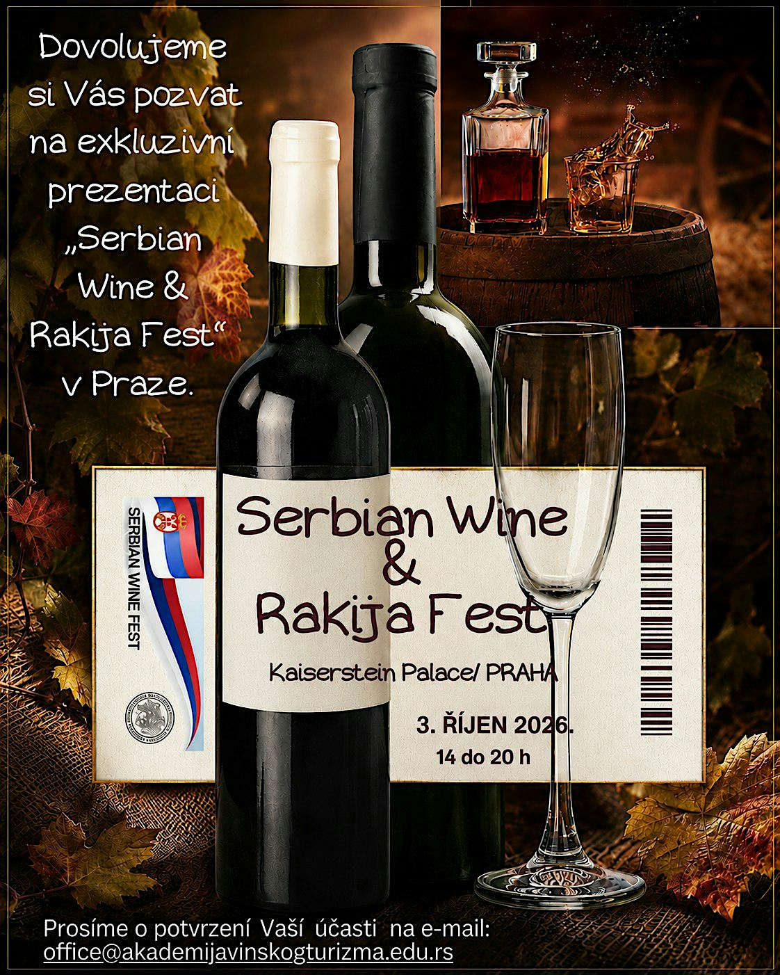 Serbian wine & rakia fest Prague edition