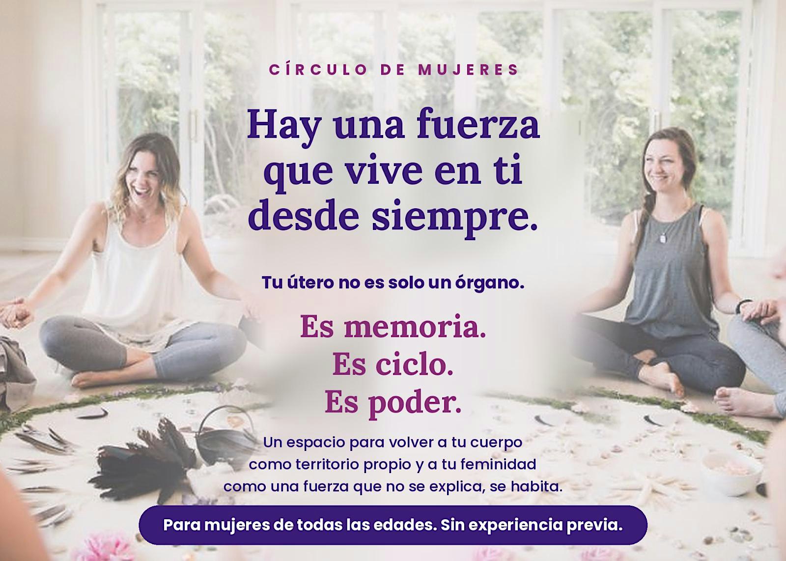 Circulo de Mujeres. Tu feminidad sagrada