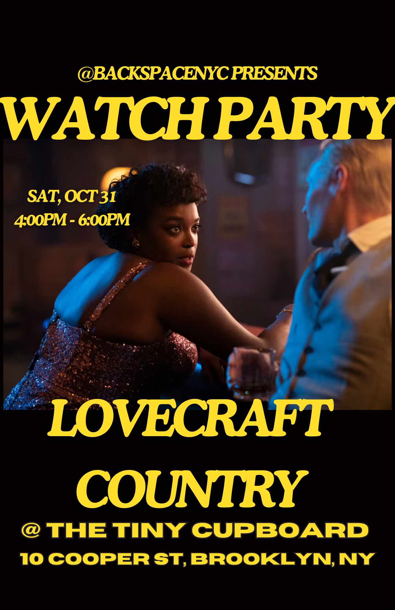 LOVECRAFT COUNTRY Halloween Watch Party in NYC
