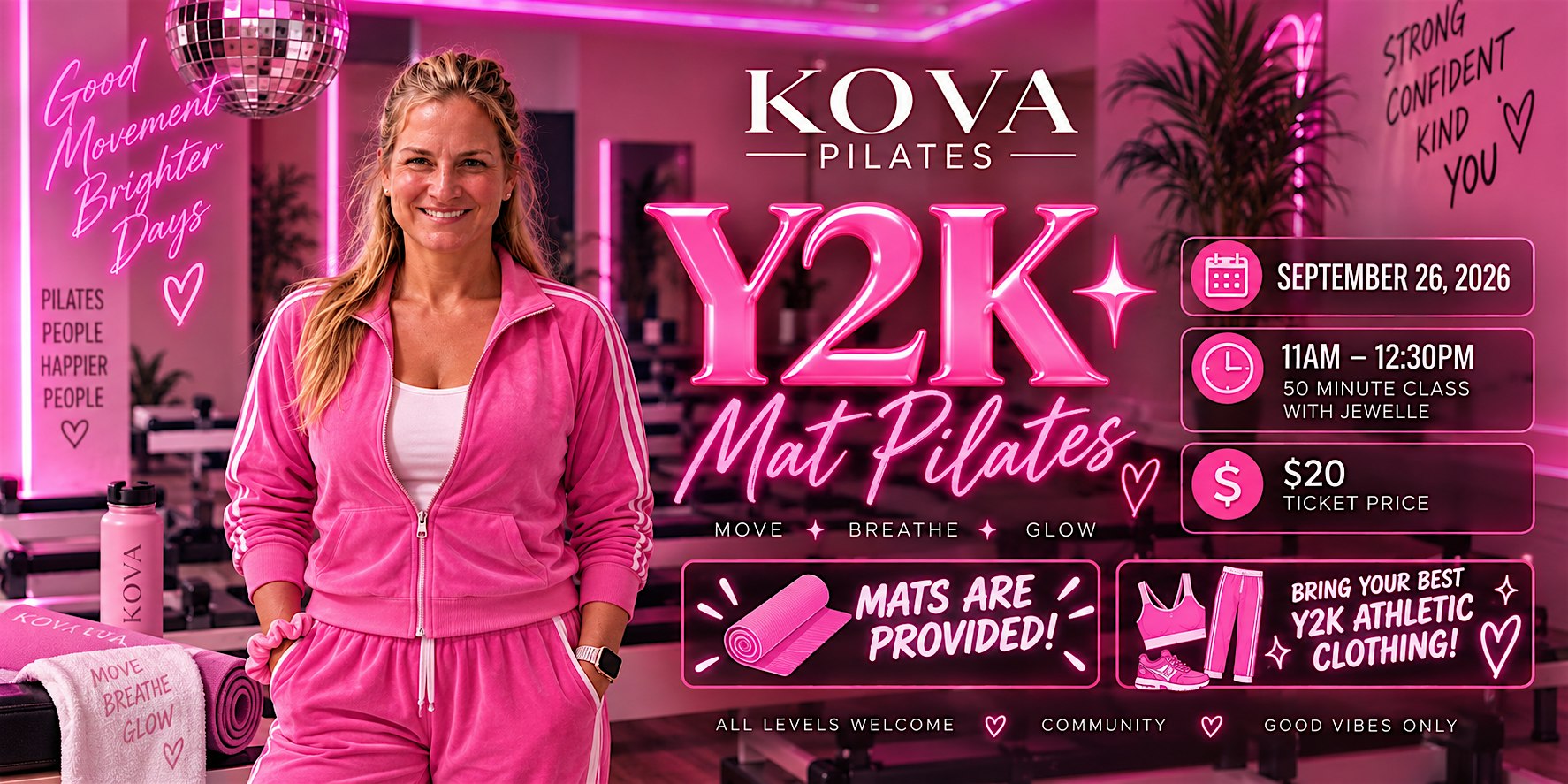 Y2K Mat Pilates at KOVA Pilates