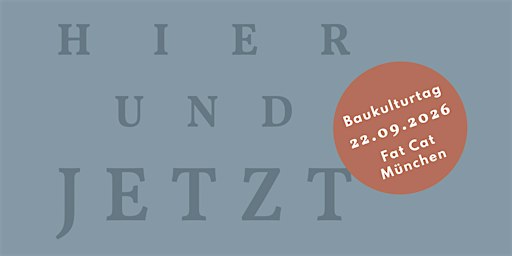 Baukulturtag 2026