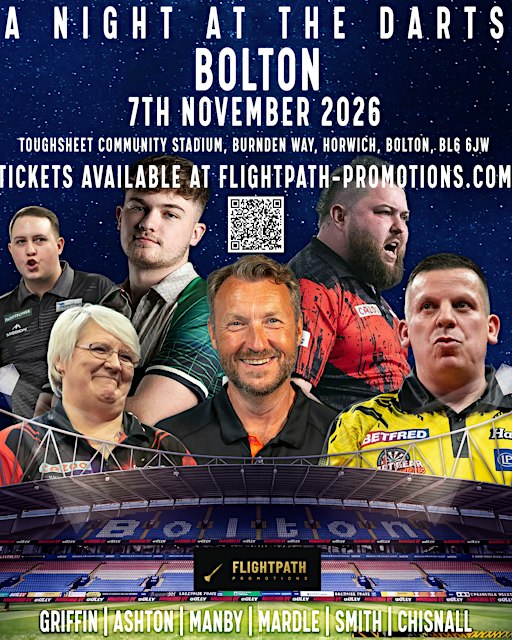 A Night at the Darts Bolton – Live Professional Darts