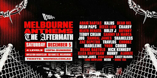 Melbourne Anthems Top 50 | The  Aftermath