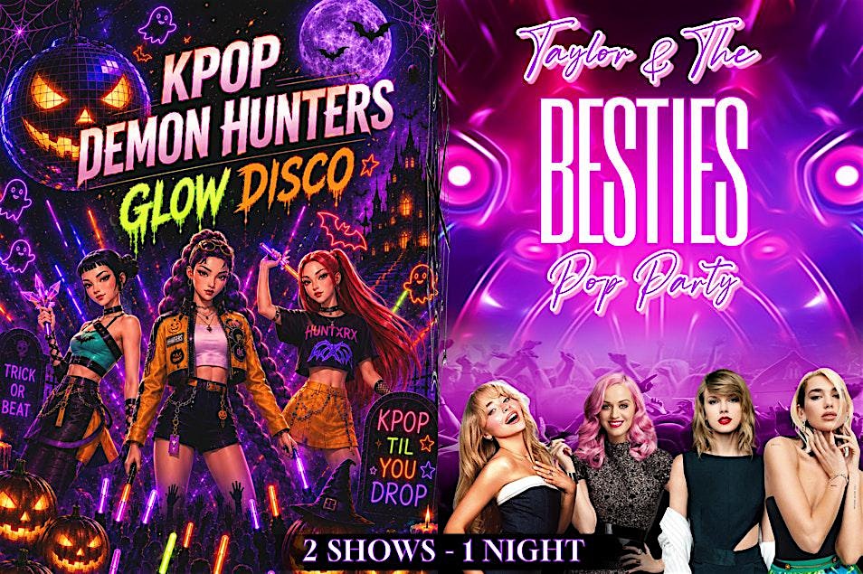 K-Pop Demon Hunters vs The Besties: Halloween Glow Party