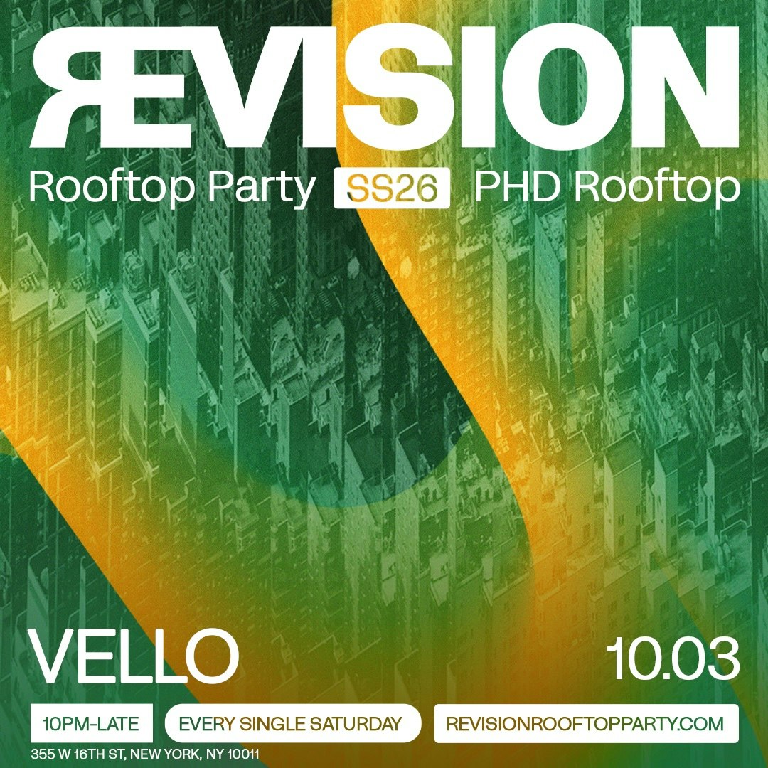 revision rooftop party // 10.03