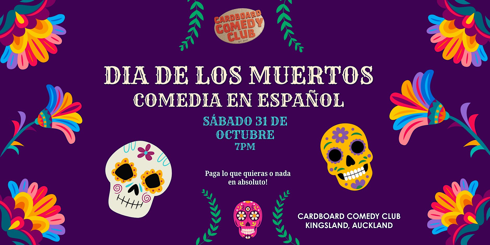 Comedia en Español en Día de los Muertos