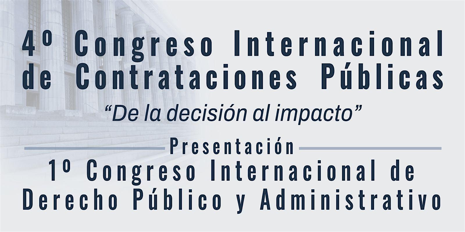 4° Congreso Internacional de Contrataciones Públicas-