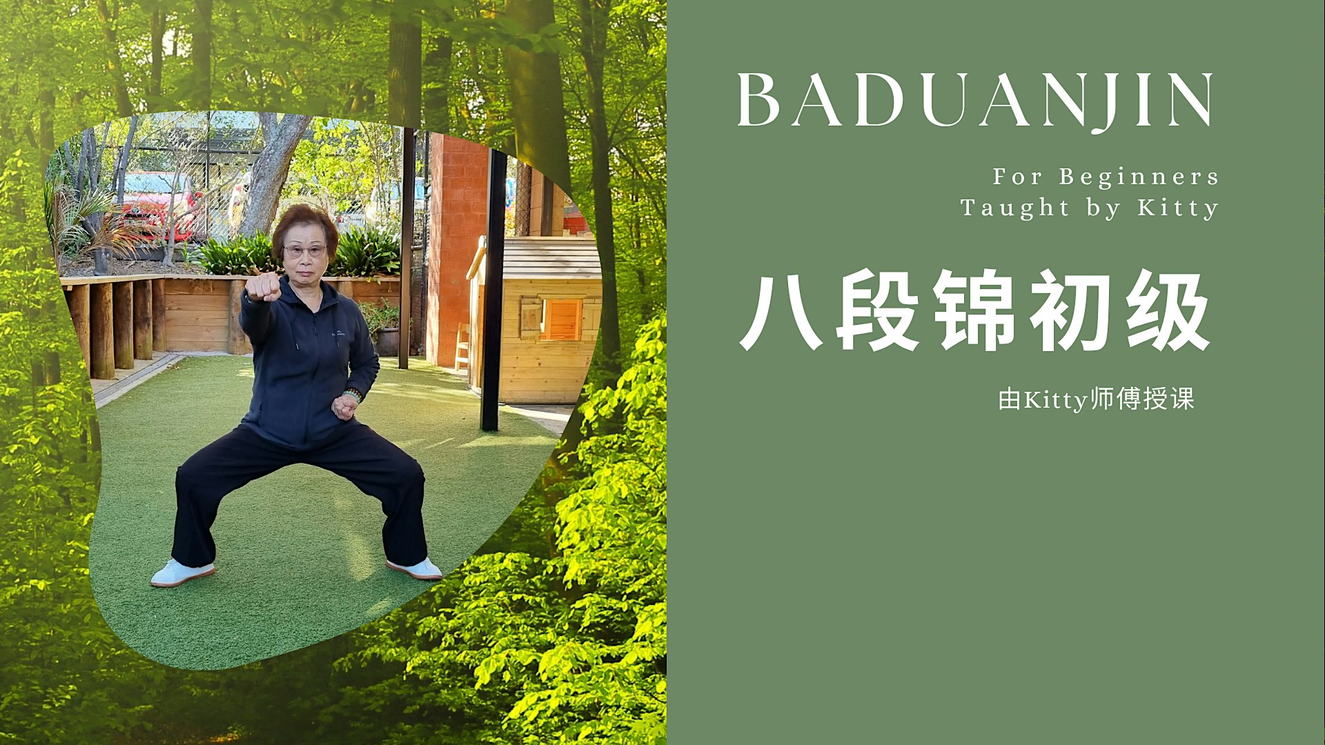 Baduanjin with Master Kitty 八段锦初级