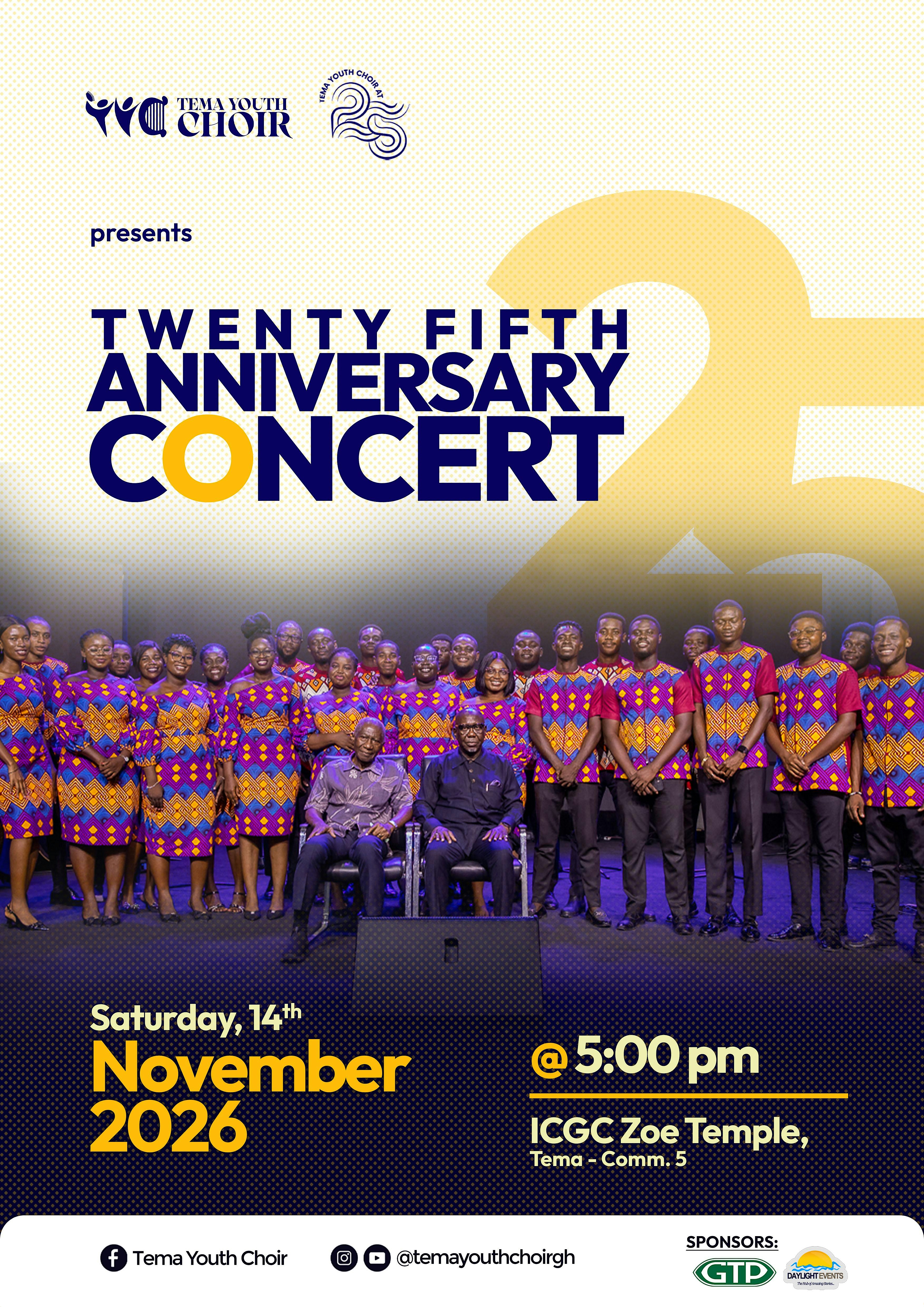 Tema Youth Choir 25th Anniversary Concert