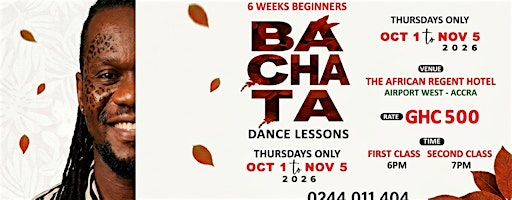 6 Weeks Bachata Lessons