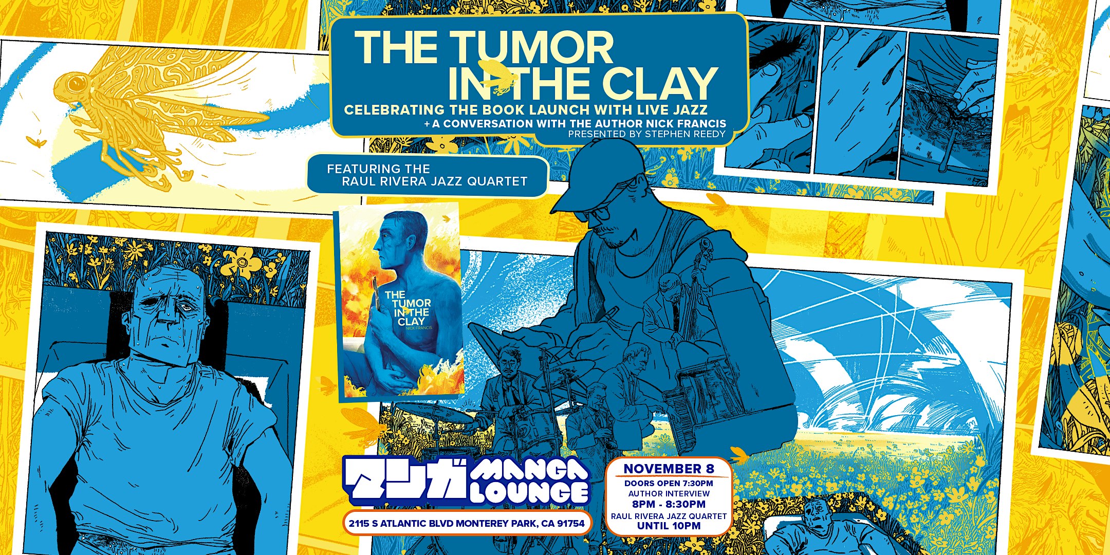 The Tumor in the Clay: Celebrating the book launch with Live Jazz