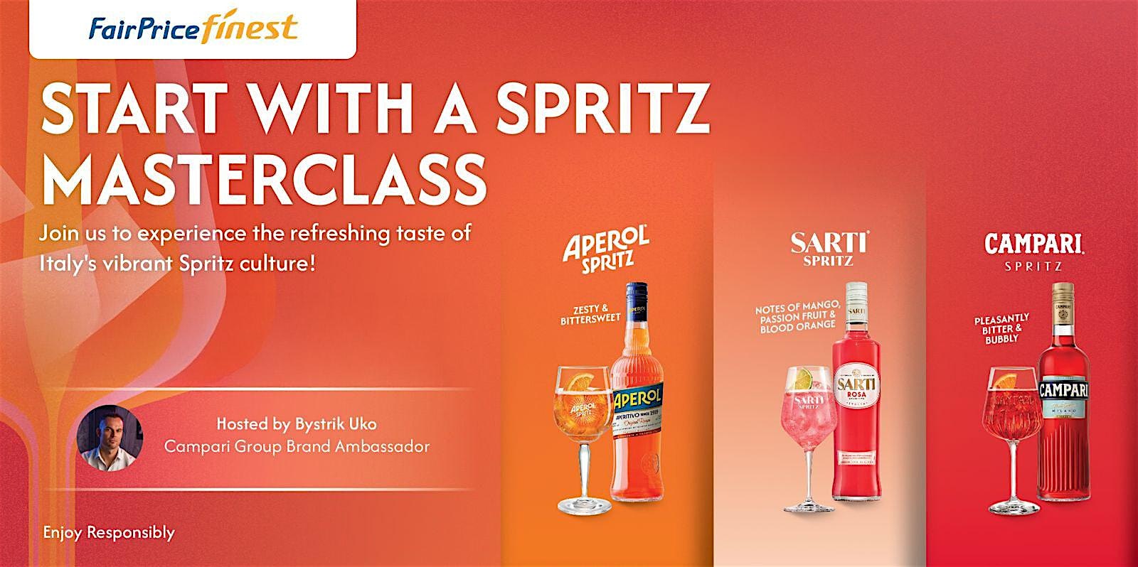 Finest Italian Spritz Masterclass @ Thomson Plaza