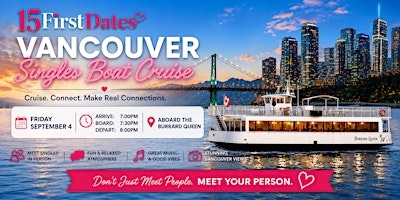 15FirstDates Vancouver Singles Boat Cruise