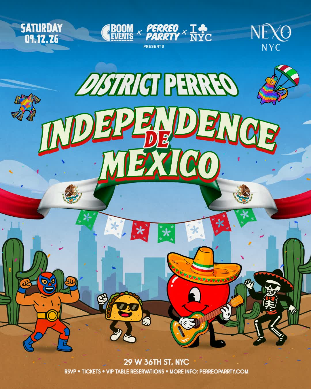 Independence de Mexico Corridos & Reggaeton Dance Party at NEXO CLUB