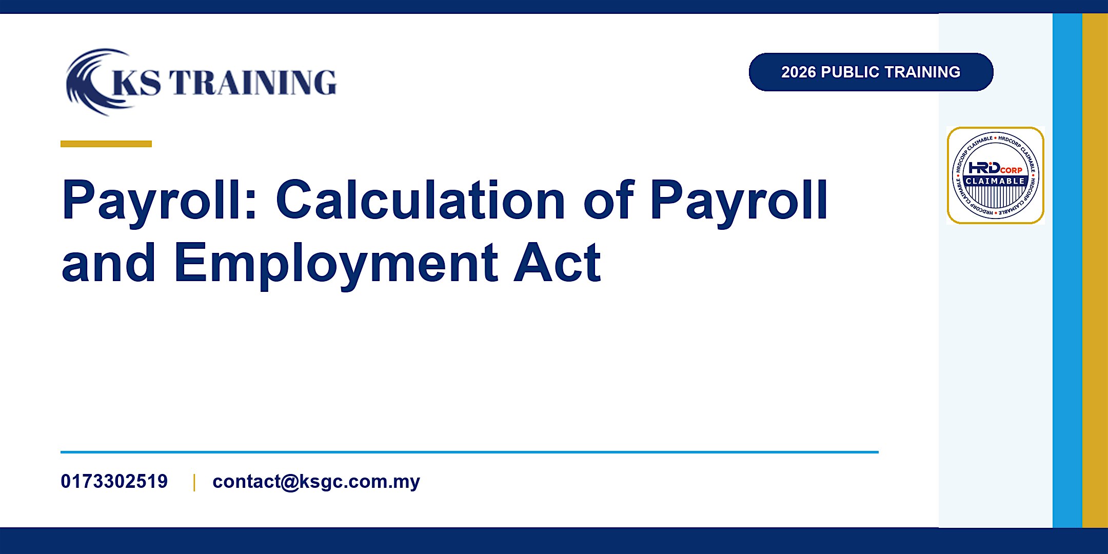 Payroll: Calculation of Payroll and Employment Act