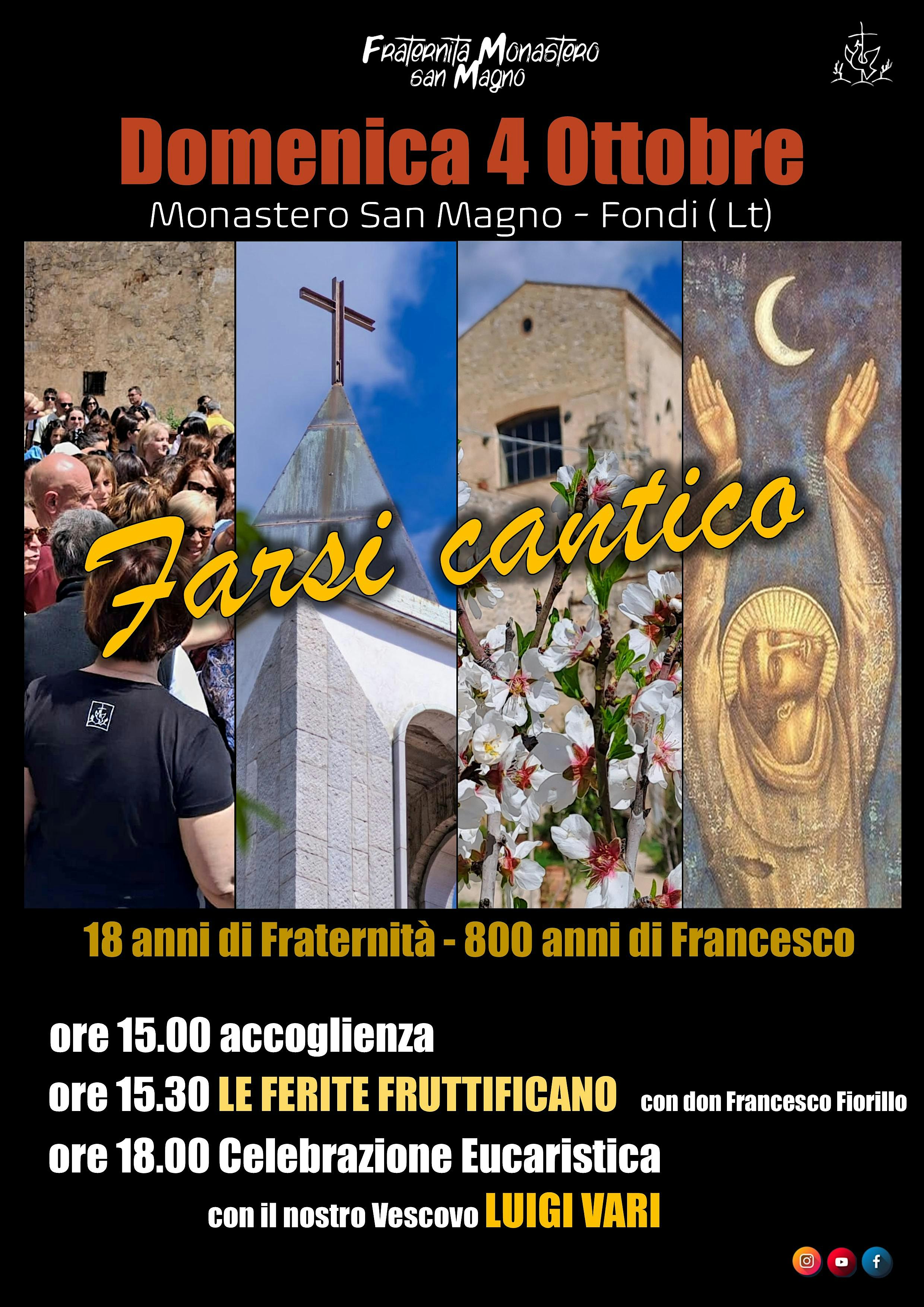 FARSI CANTICO. 18 anni di Fraternità - 800 anni di Francesco