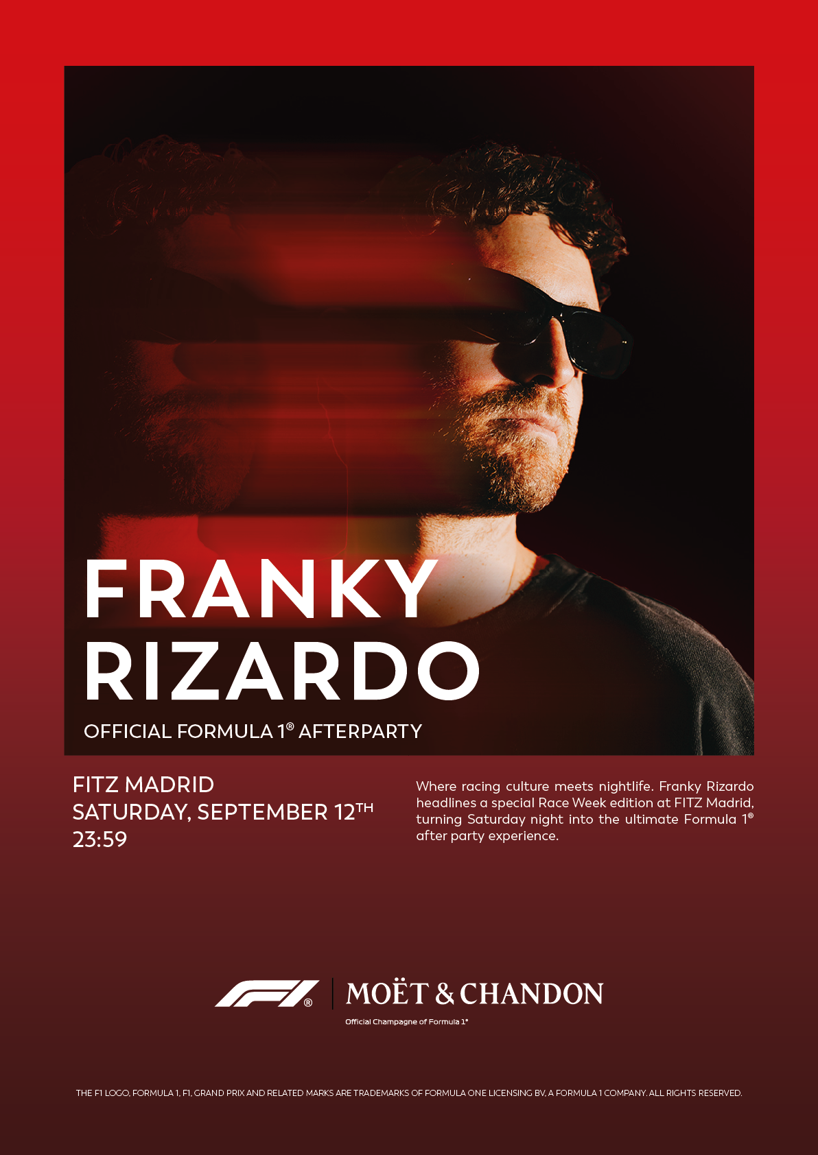 Franky Rizardo — OFFICIAL F1 AFTERPARTY