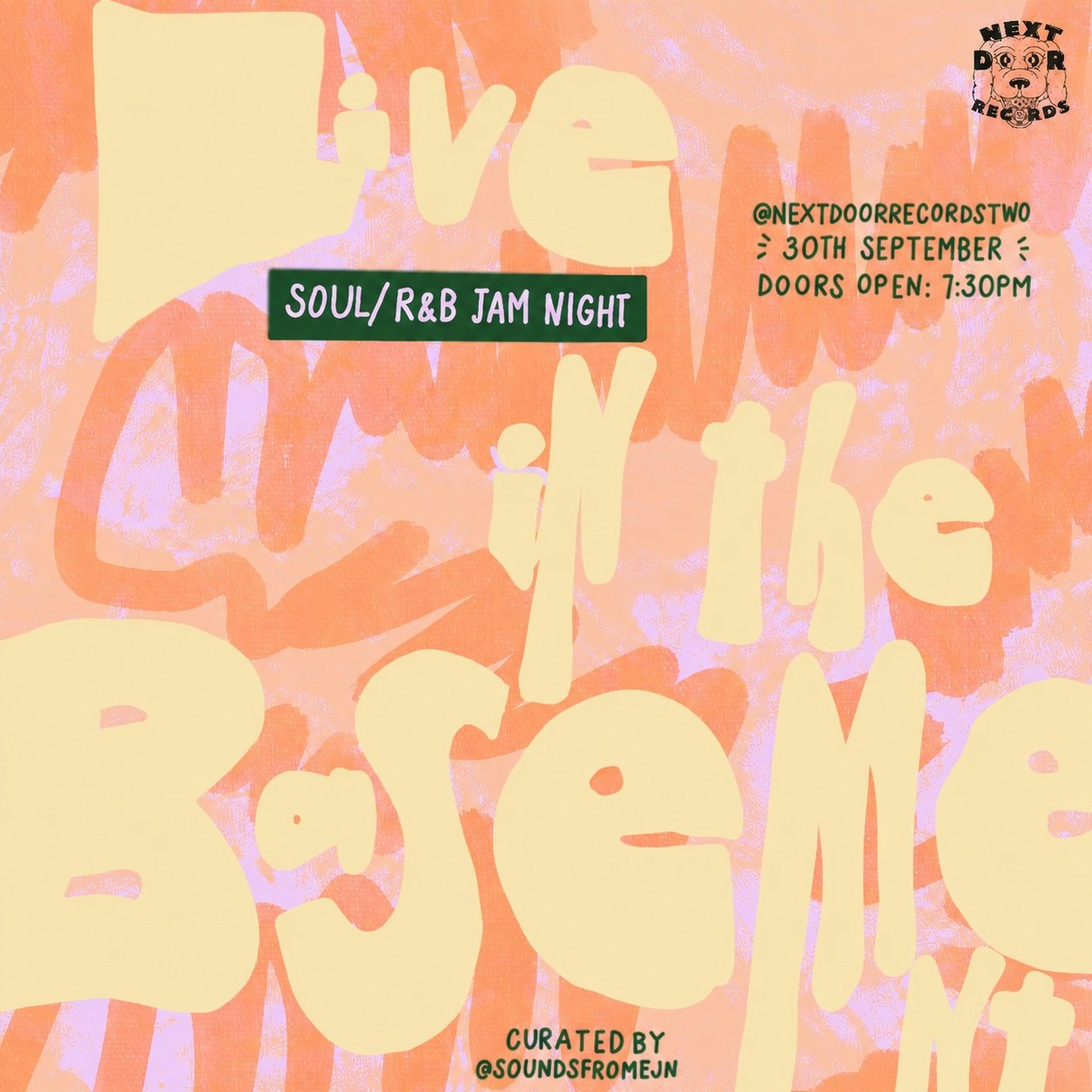 LIVE IN THE BASEMENT: SOUL/RNB JAM