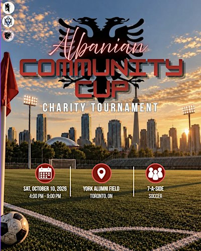 Albanian Community Cup - Student Charity Football Tournament