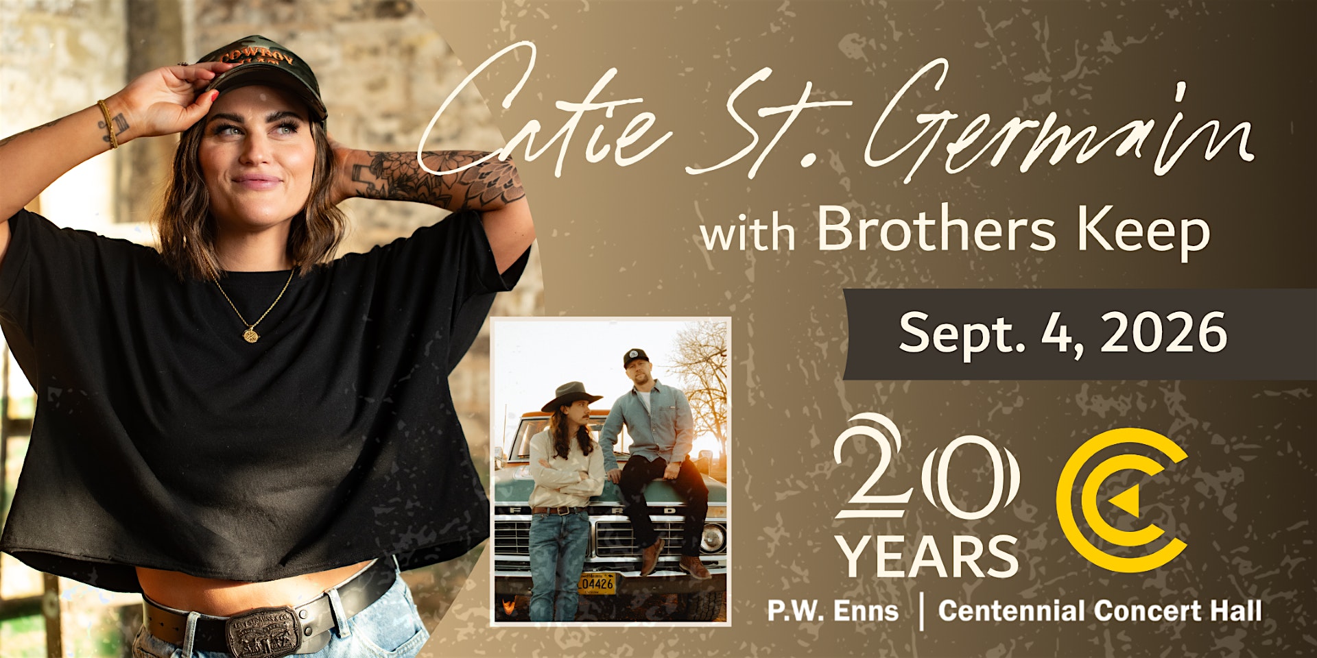 Catie St. Germain and Brothers Keep - Concert Hall 20th Anniversary Show!